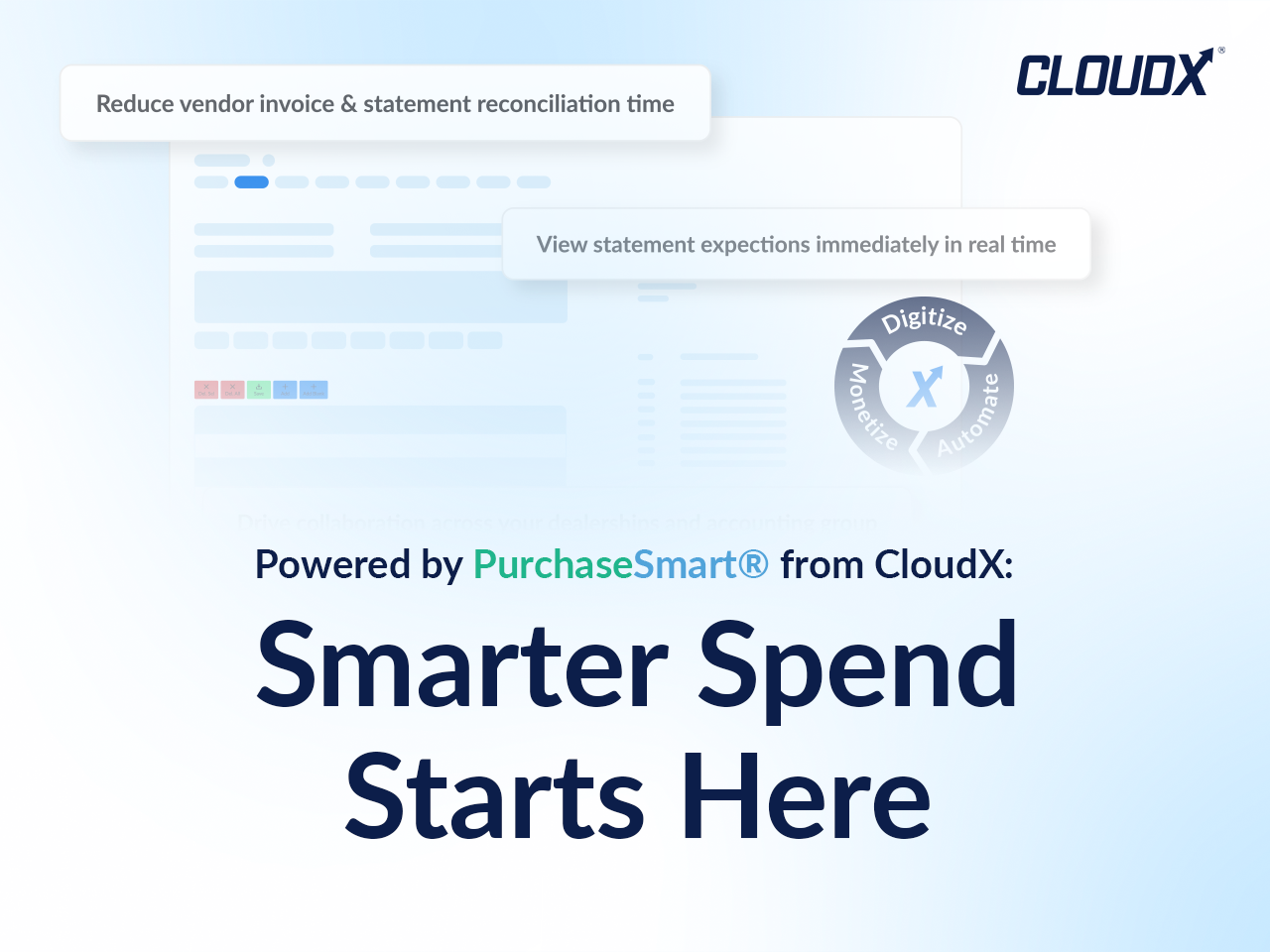 CloudX to Spotlight PurchaseSmart® Vendor Spend Optimization at NADA 2026